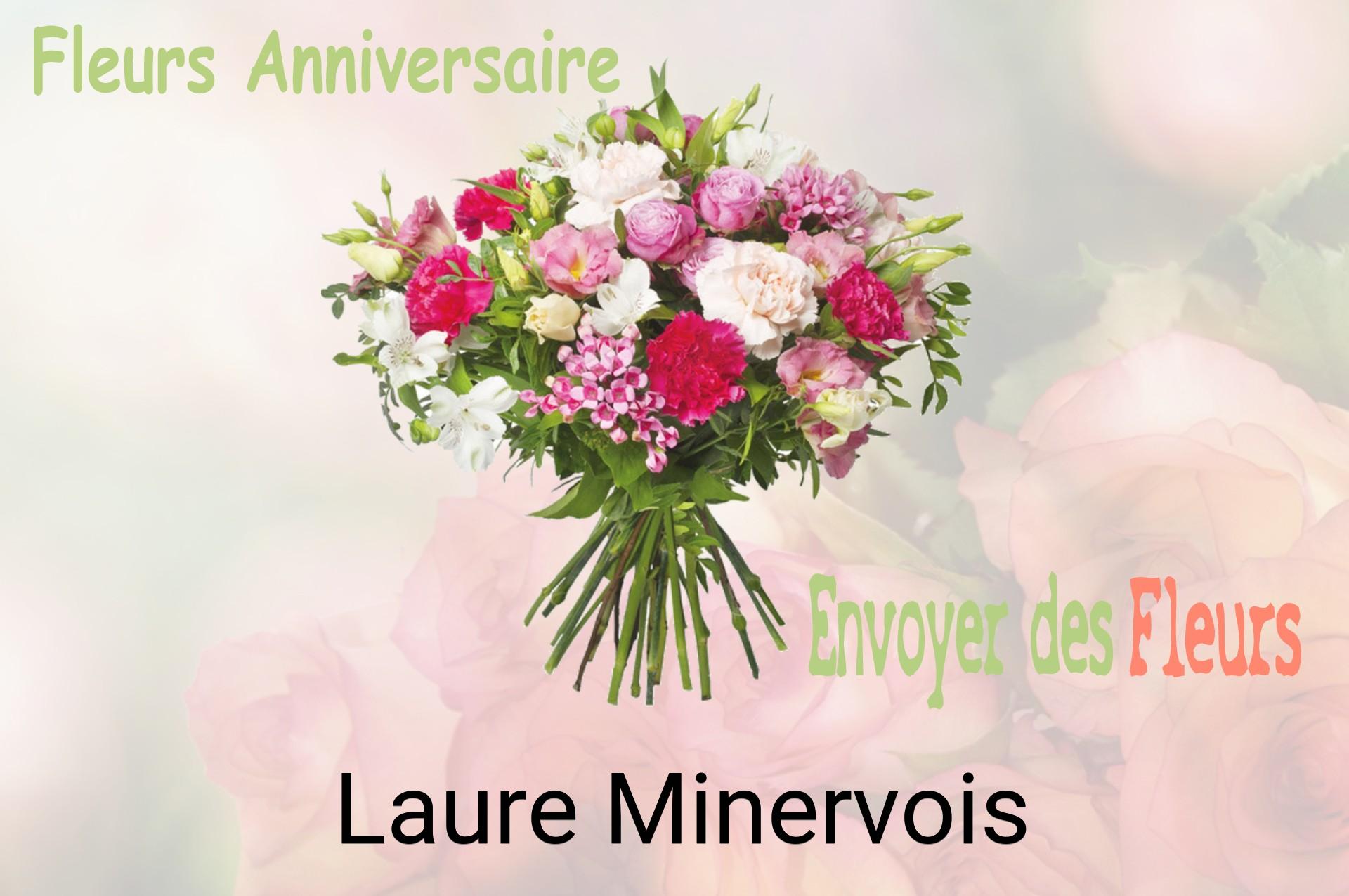Bouquet de fleurs d’anniversaire livré à Laure-Minervois
